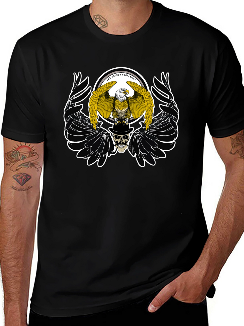 Golden Gentleman Eagle Graphic Tee