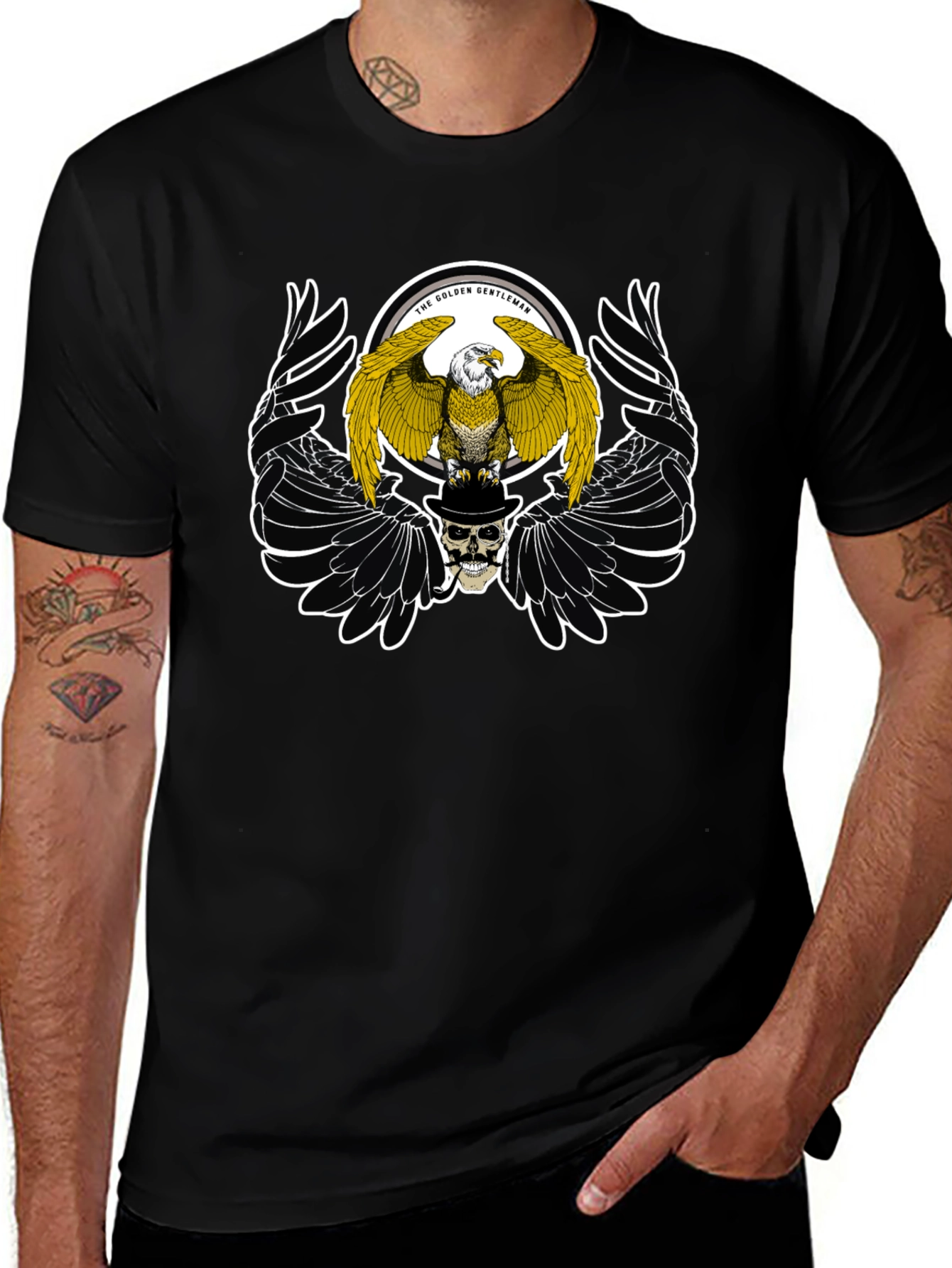 Golden Gentleman Eagle Graphic Tee