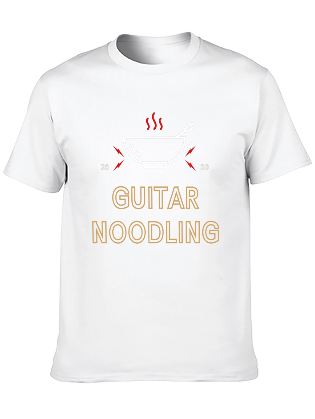 Guitar Noodling Black T-Shirt - Music Lover Tee