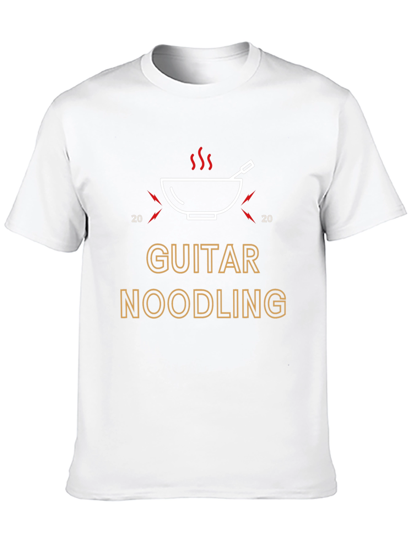 Guitar Noodling Black T-Shirt - Music Lover Tee