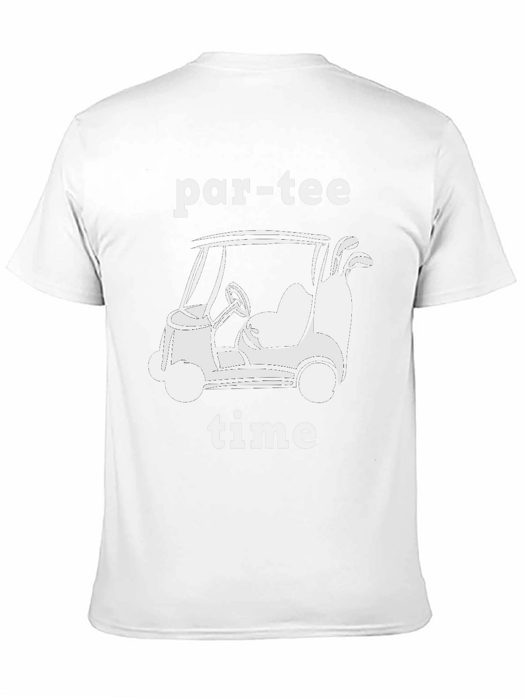 Par-Tee Time Golf Cart Graphic T-Shirt