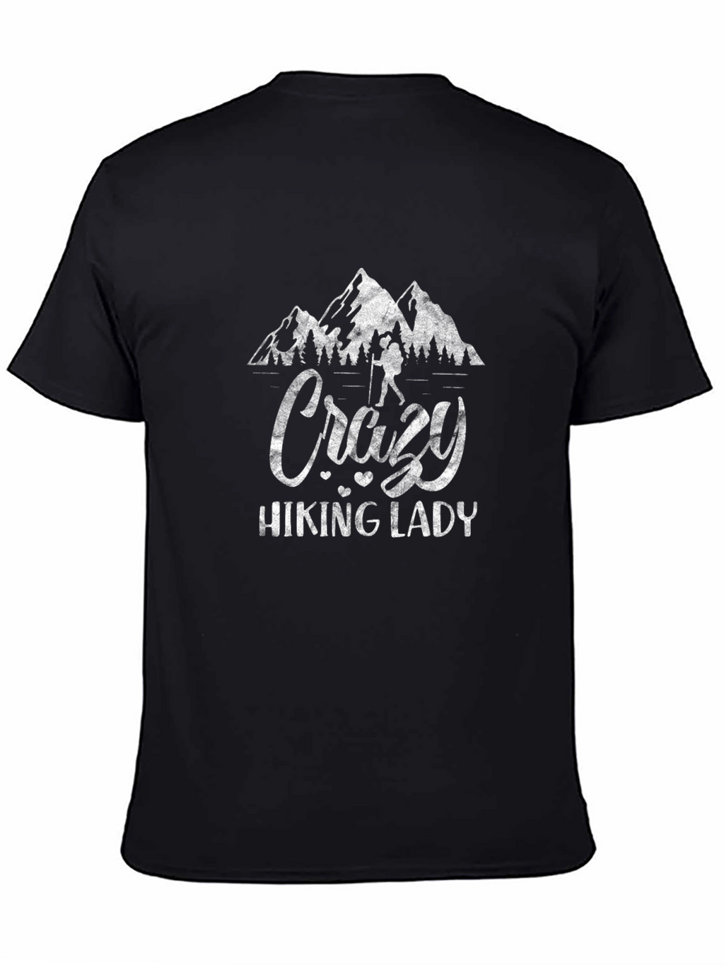 Crazy Hiking Lady Graphic Tee
