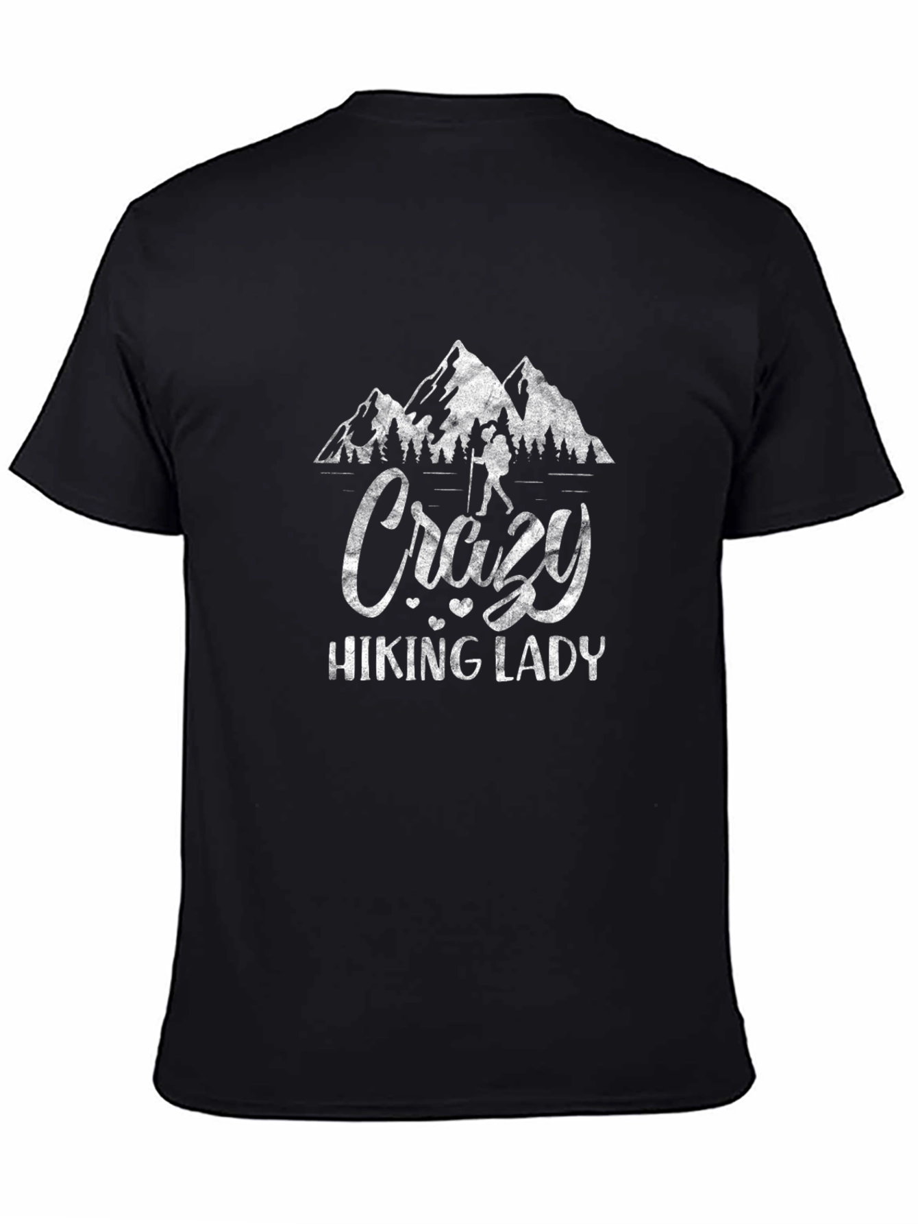 Crazy Hiking Lady Graphic Tee