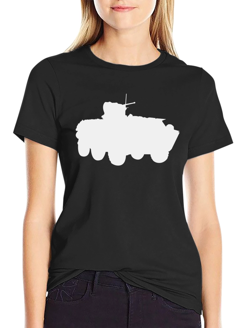 Armored Vehicle Graphic Tee - Cool Military Design