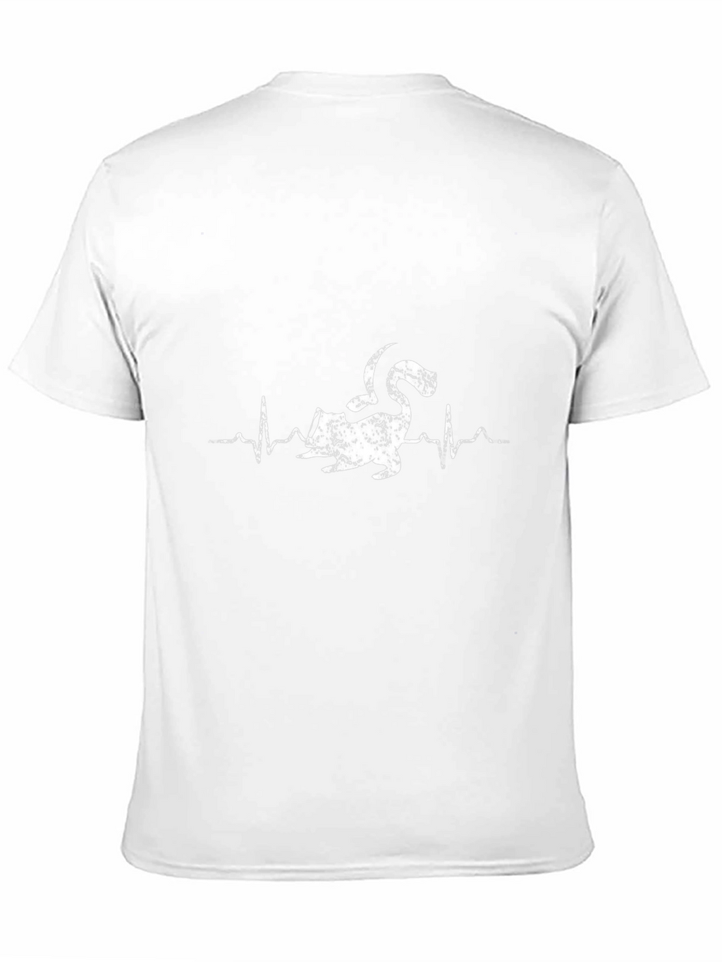 Funny Anteater Heartbeat T-Shirt - Black