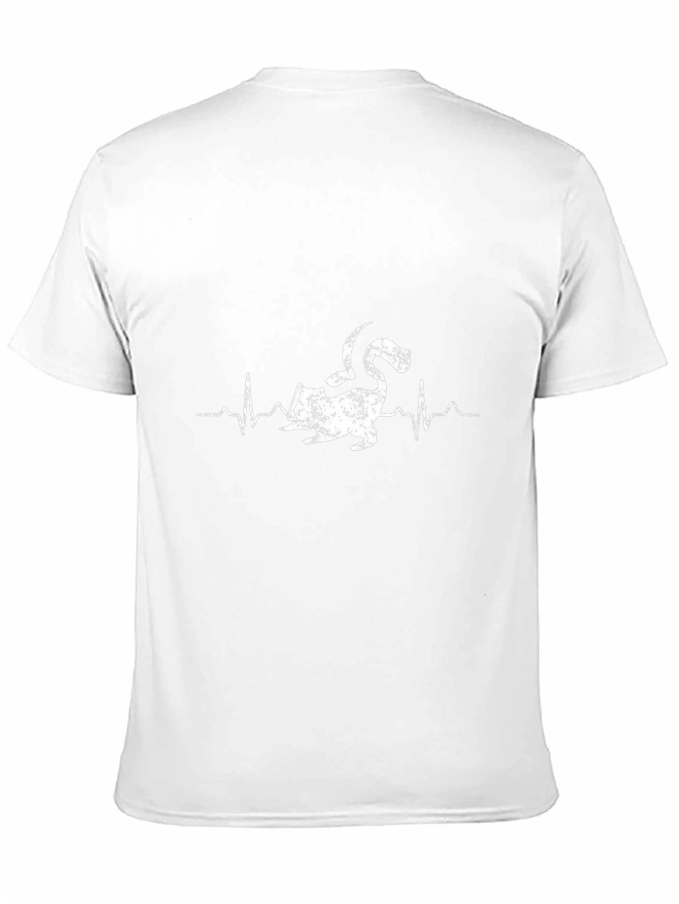 Funny Anteater Heartbeat T-Shirt - Black