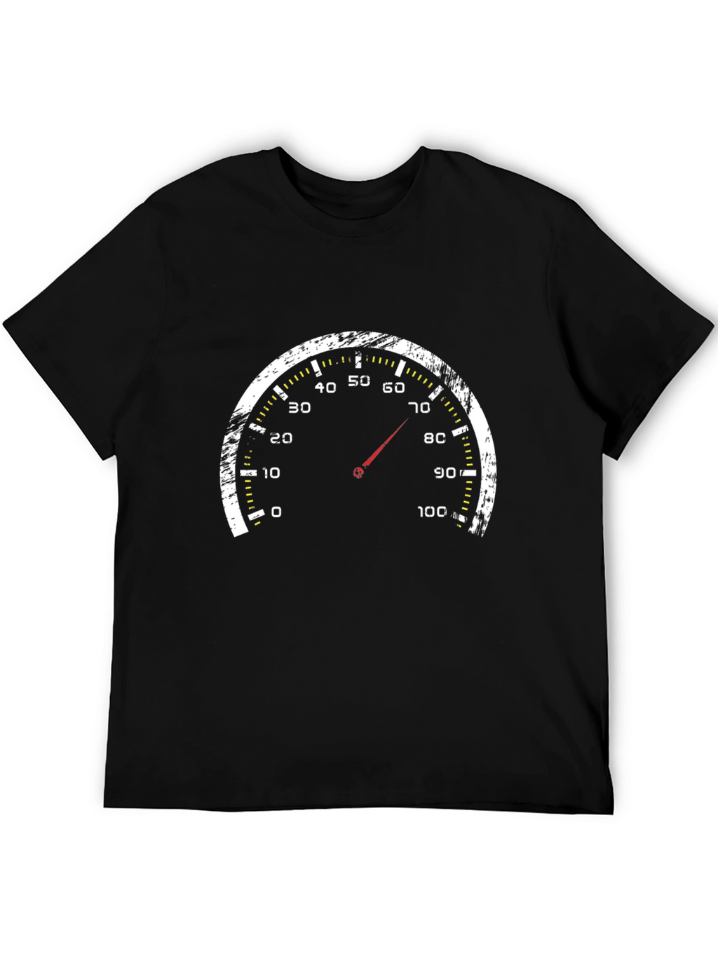 Speedometer Graphic Black T-Shirt