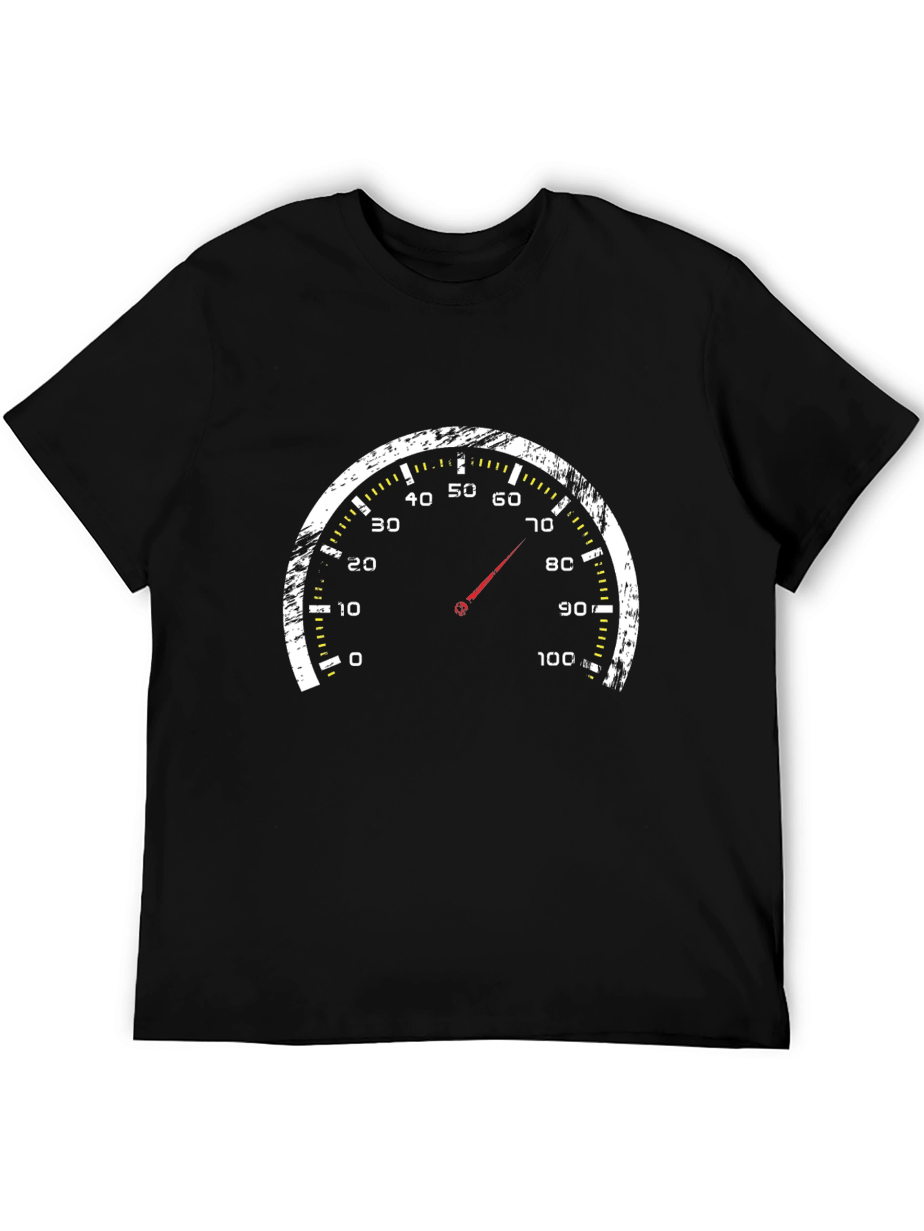 Speedometer Graphic Black T-Shirt