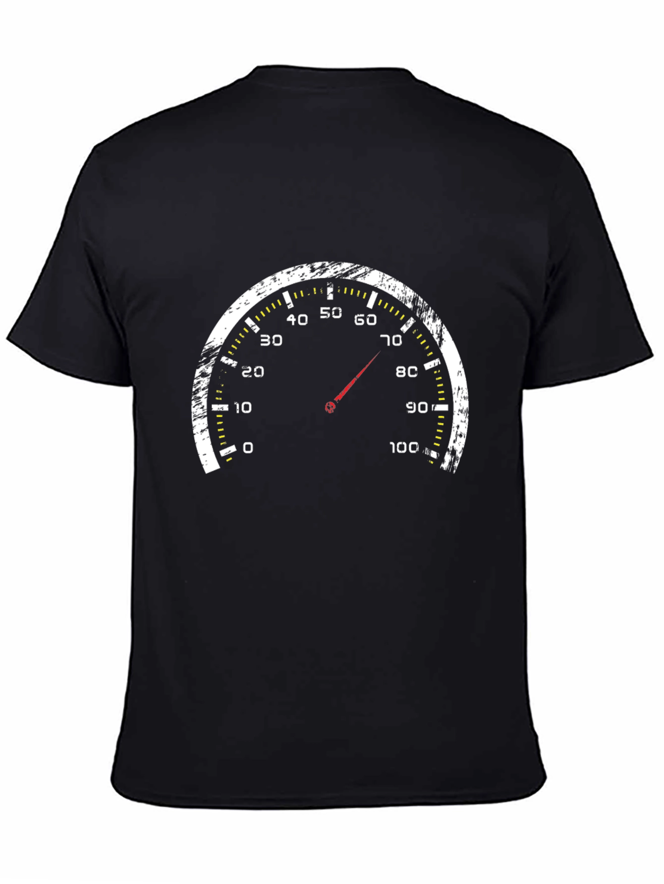 Speedometer Graphic Black T-Shirt
