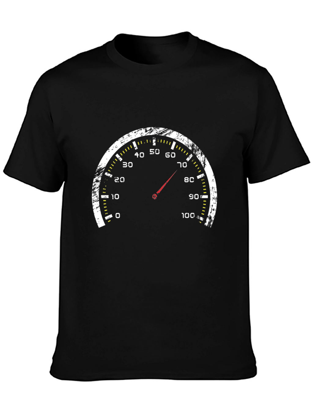 Speedometer Graphic Black T-Shirt