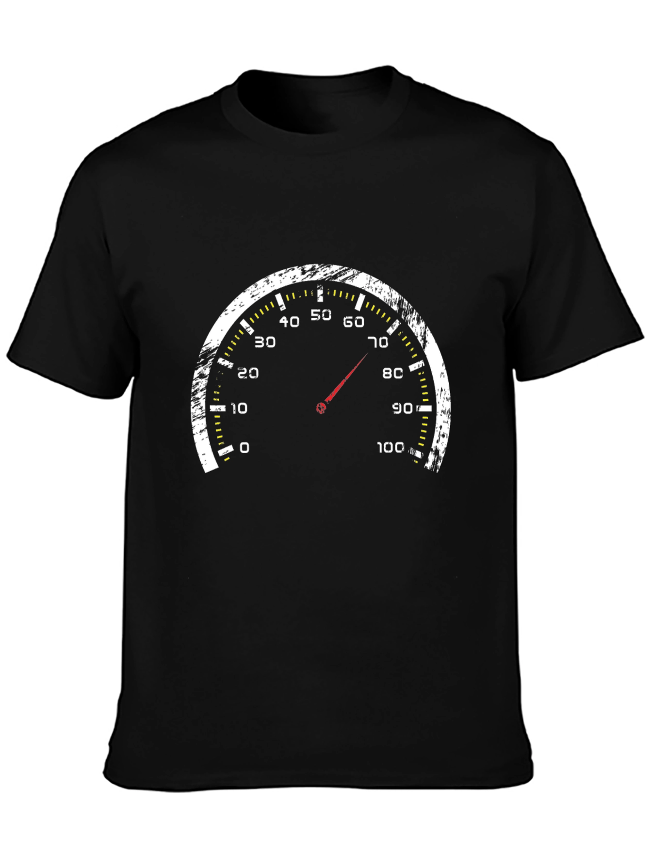 Speedometer Graphic Black T-Shirt