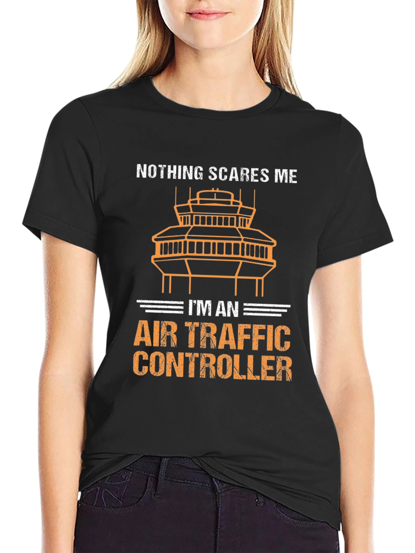 Air Traffic Controller T-Shirt - Nothing Scares Me