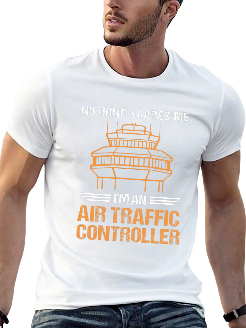 Air Traffic Controller T-Shirt - Nothing Scares Me