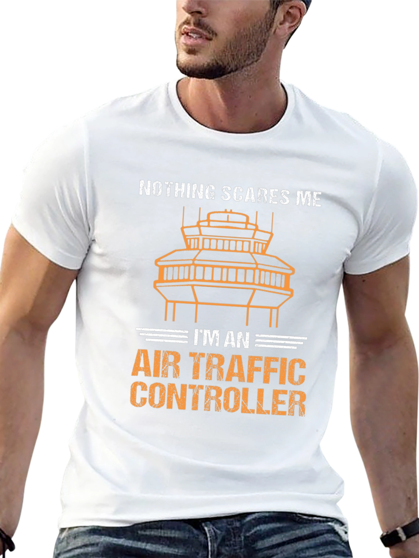 Air Traffic Controller T-Shirt - Nothing Scares Me