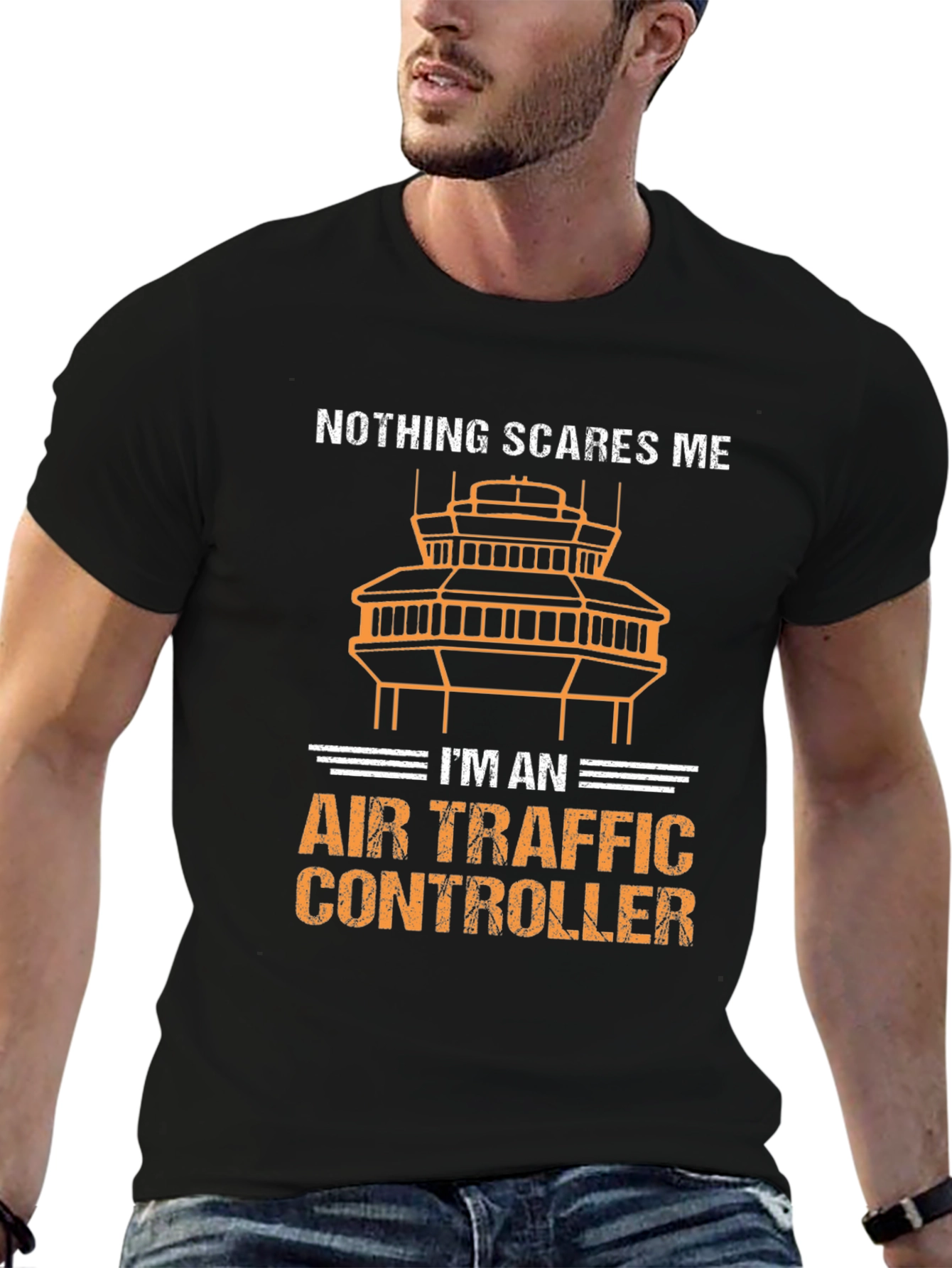 Air Traffic Controller T-Shirt - Nothing Scares Me