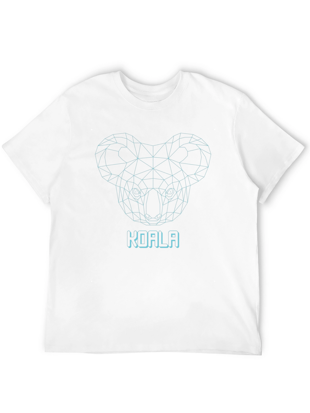 Geometric Koala T-Shirt - Modern Graphic Tee
