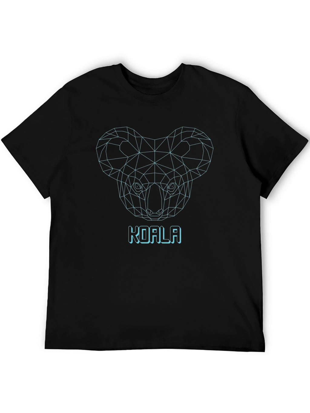 Geometric Koala T-Shirt - Modern Graphic Tee