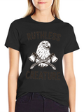 Ruthless Creature Eagle Graphic T-Shirt