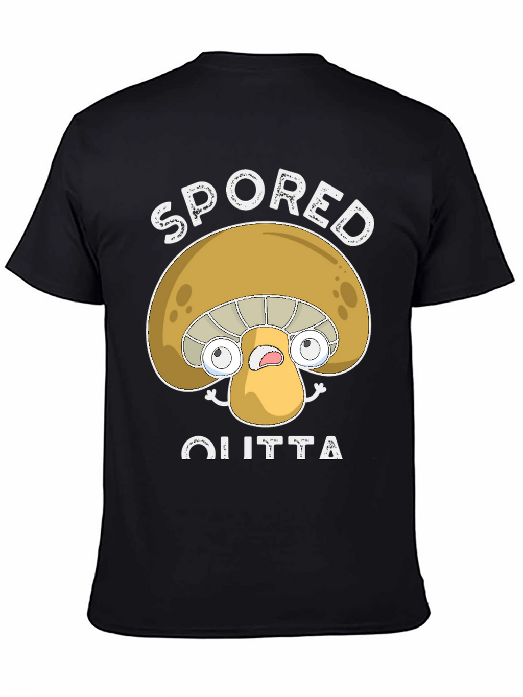 Spored Outta Here Mushroom Graphic Tee