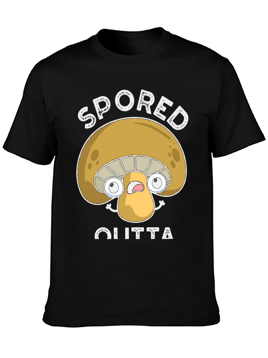 Spored Outta Here Mushroom Graphic Tee