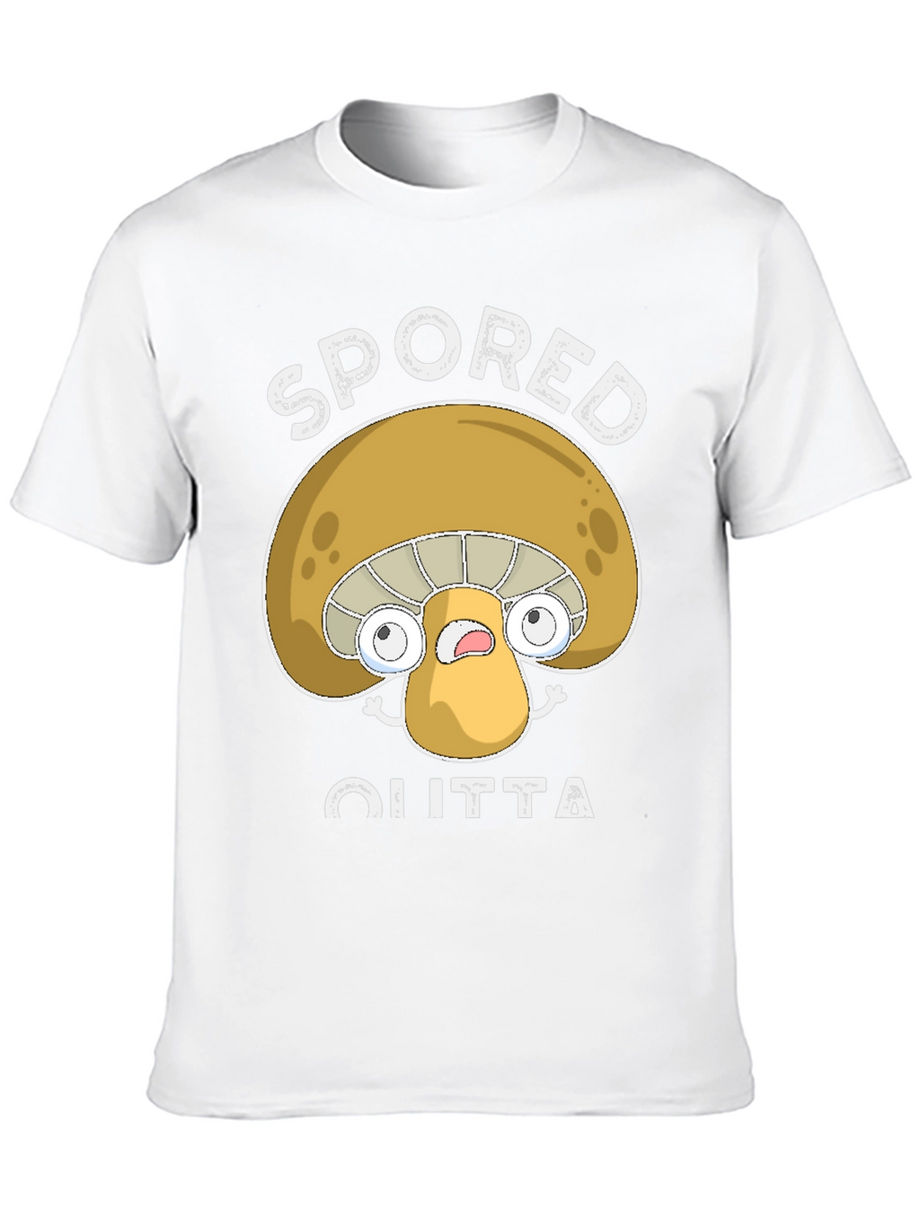 Spored Outta Here Mushroom Graphic Tee