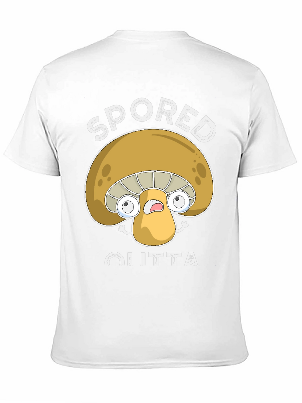 Spored Outta Here Mushroom Graphic Tee