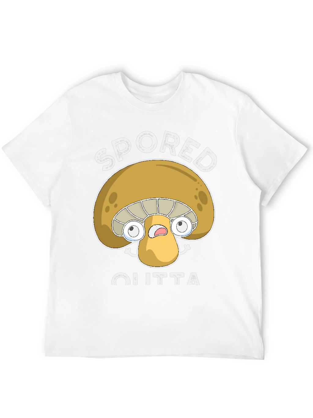 Spored Outta Here Mushroom Graphic Tee