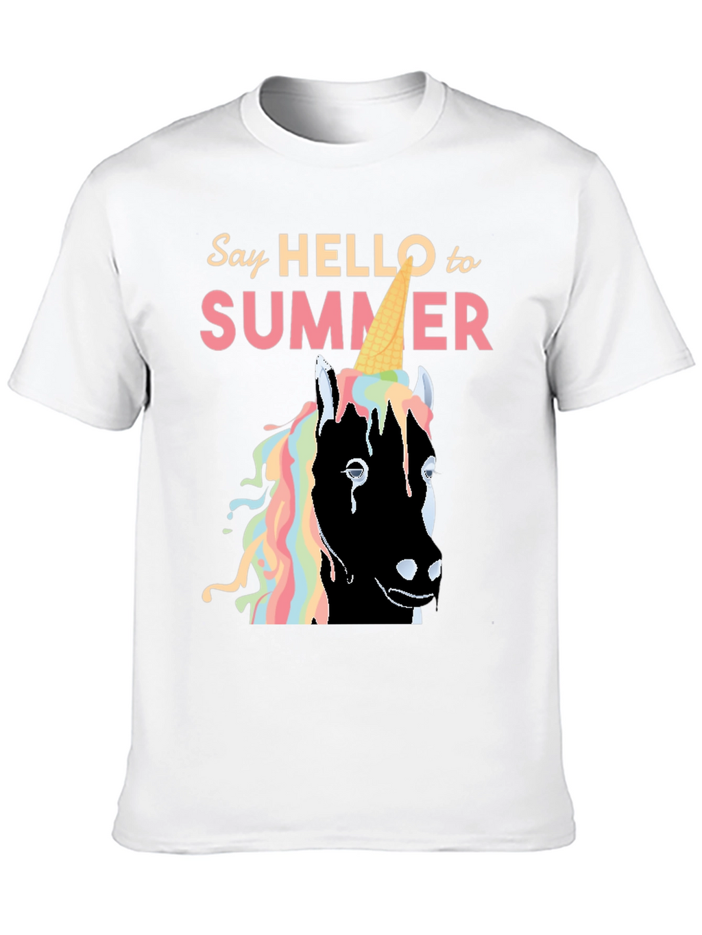 Unicorn Ice Cream Summer Graphic Tee