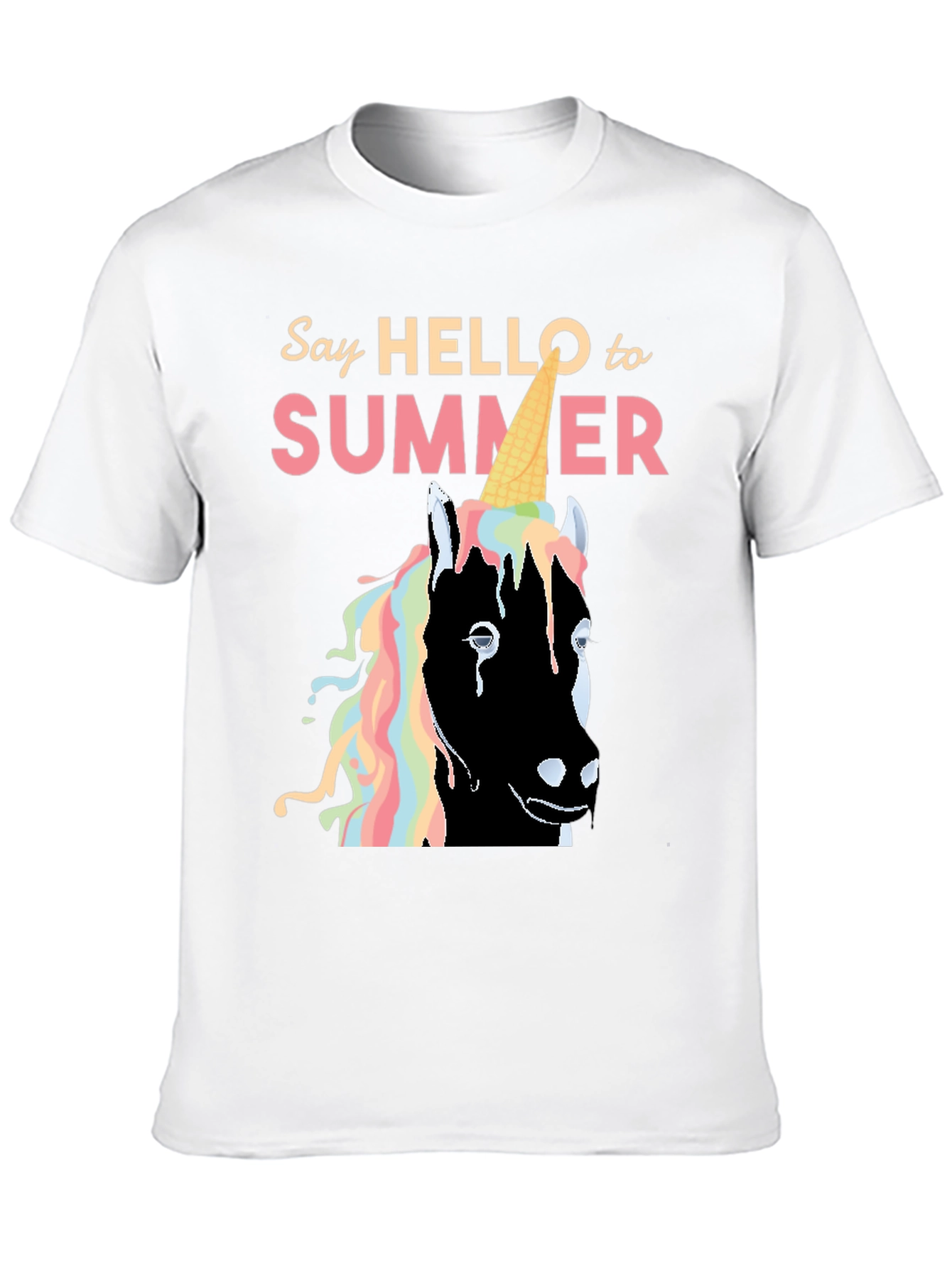 Unicorn Ice Cream Summer Graphic Tee