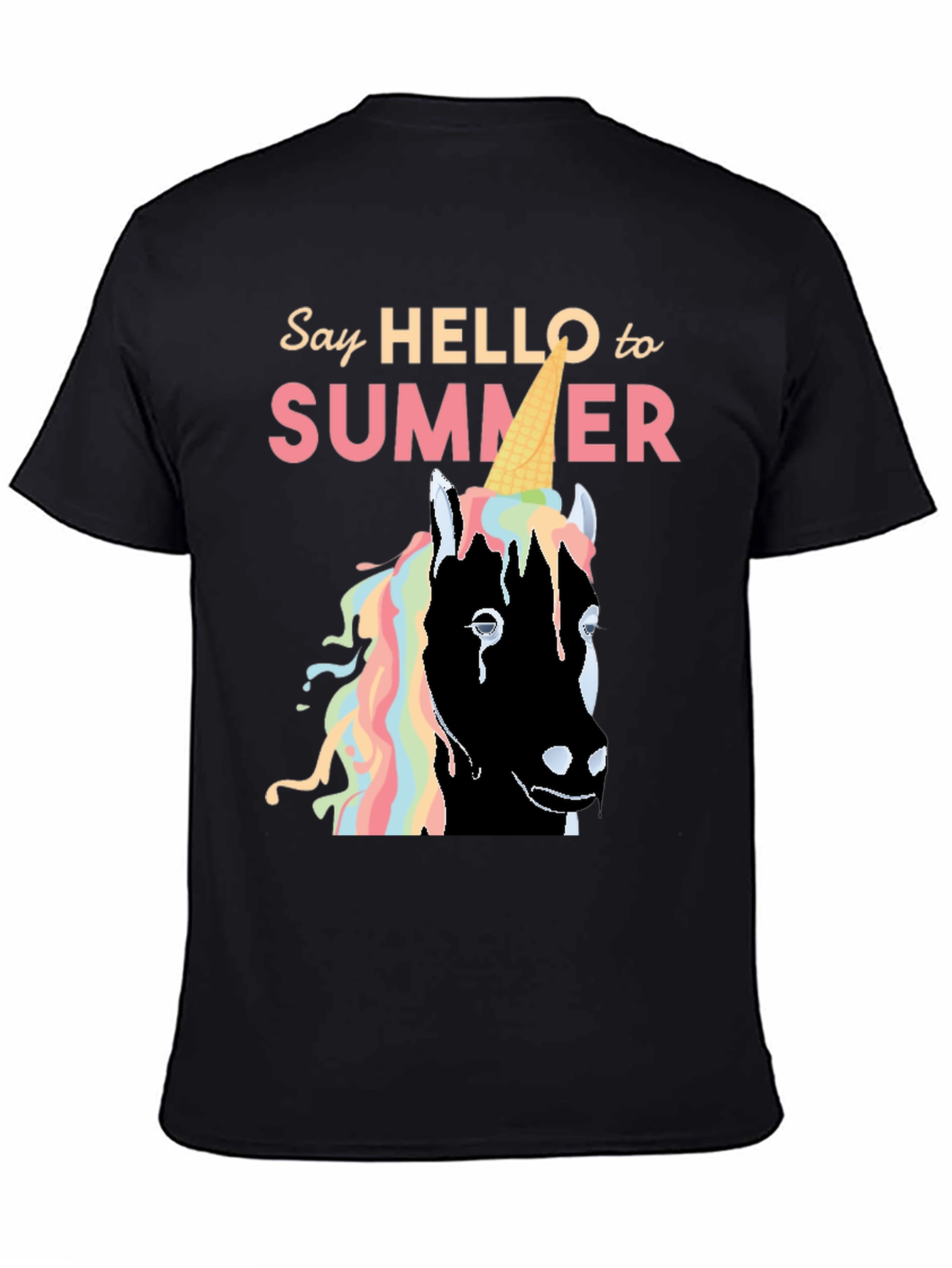 Unicorn Ice Cream Summer Graphic Tee