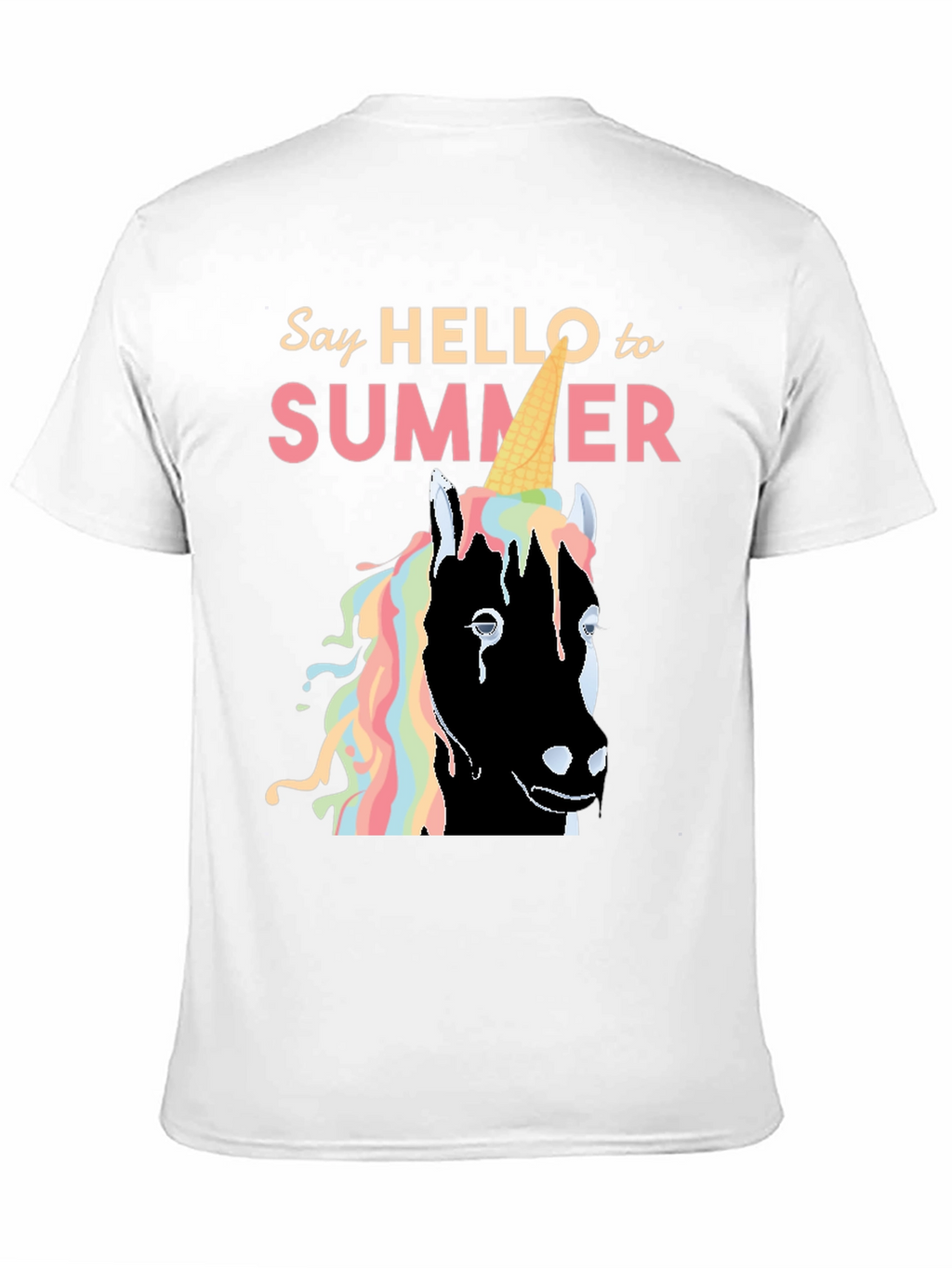 Unicorn Ice Cream Summer Graphic Tee