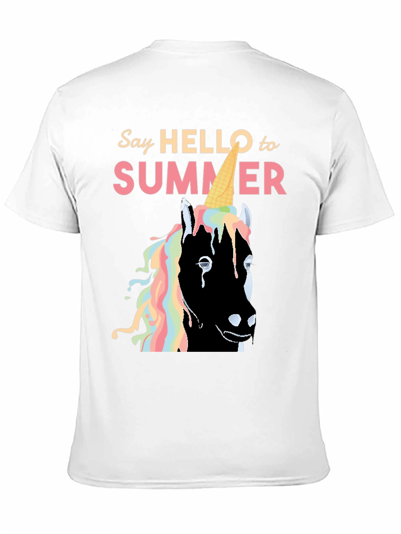 Unicorn Ice Cream Summer Graphic Tee