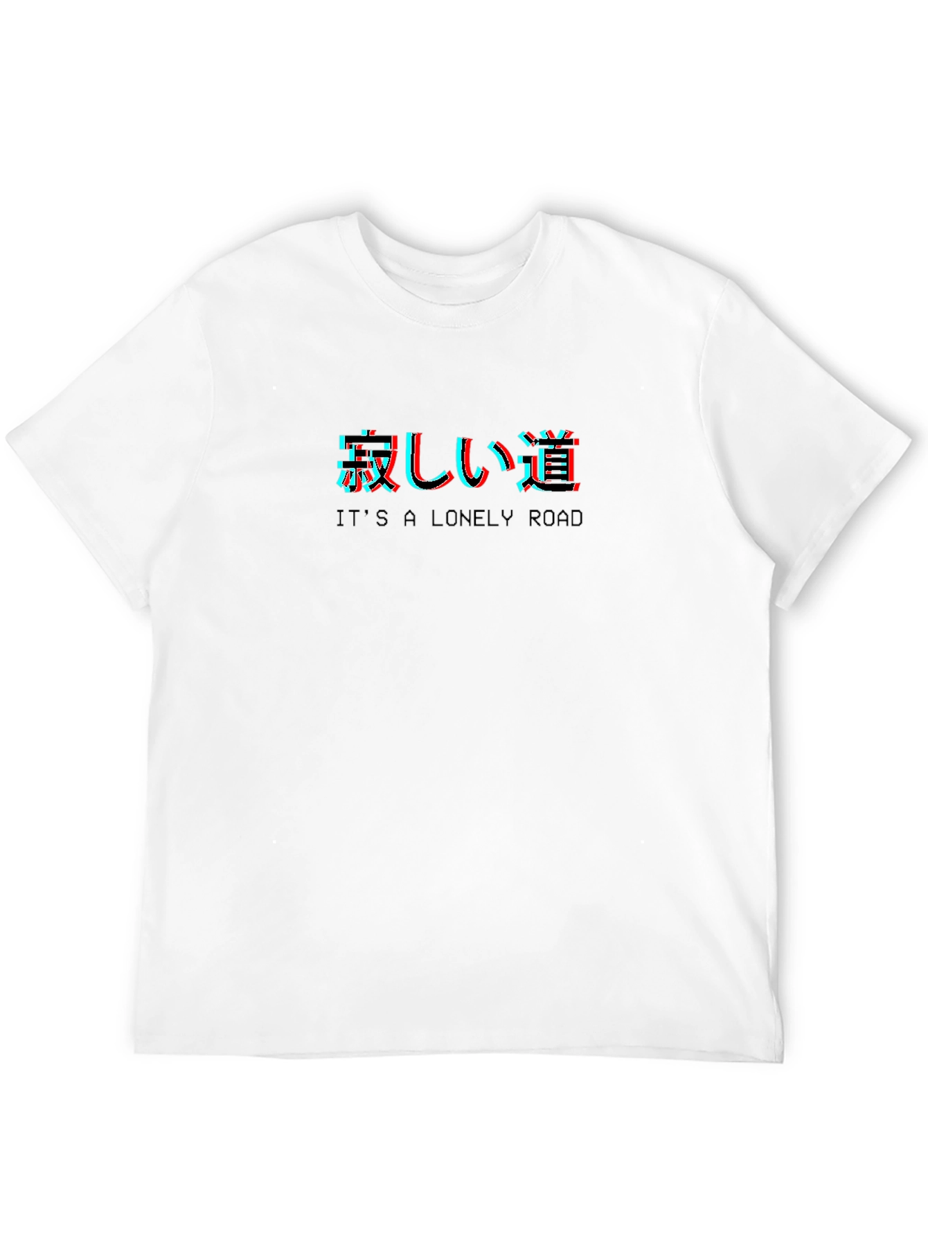 Lonely Road Graphic T-Shirt - Black