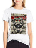 Wanted Brick Wall Graphic Tee - Mens Black T-Shirt