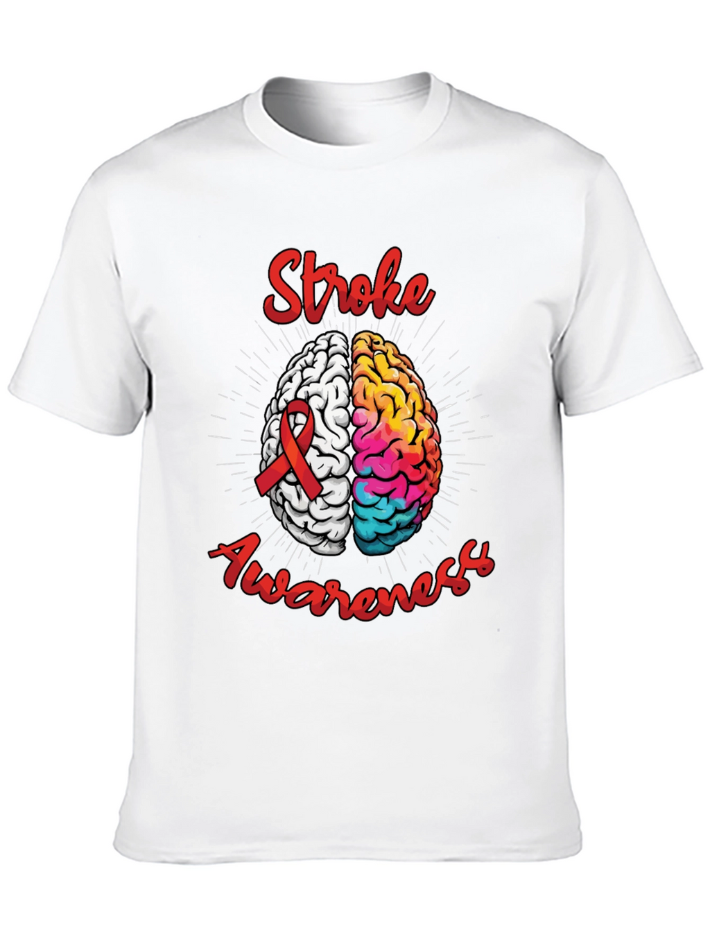 Stroke Awareness Brain T-Shirt