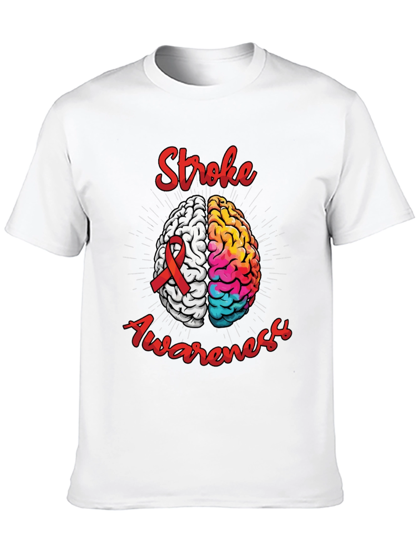 Stroke Awareness Brain T-Shirt