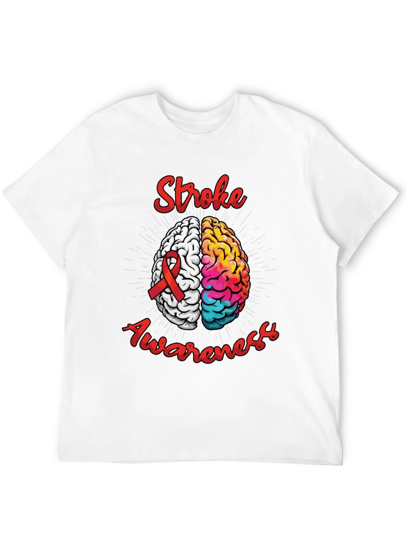 Stroke Awareness Brain T-Shirt
