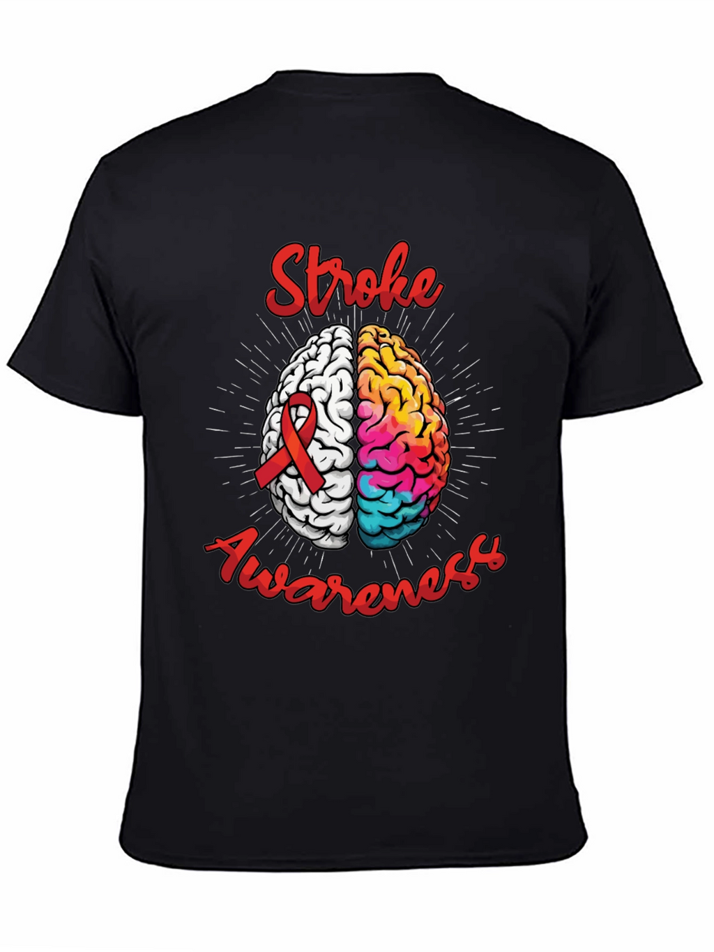 Stroke Awareness Brain T-Shirt