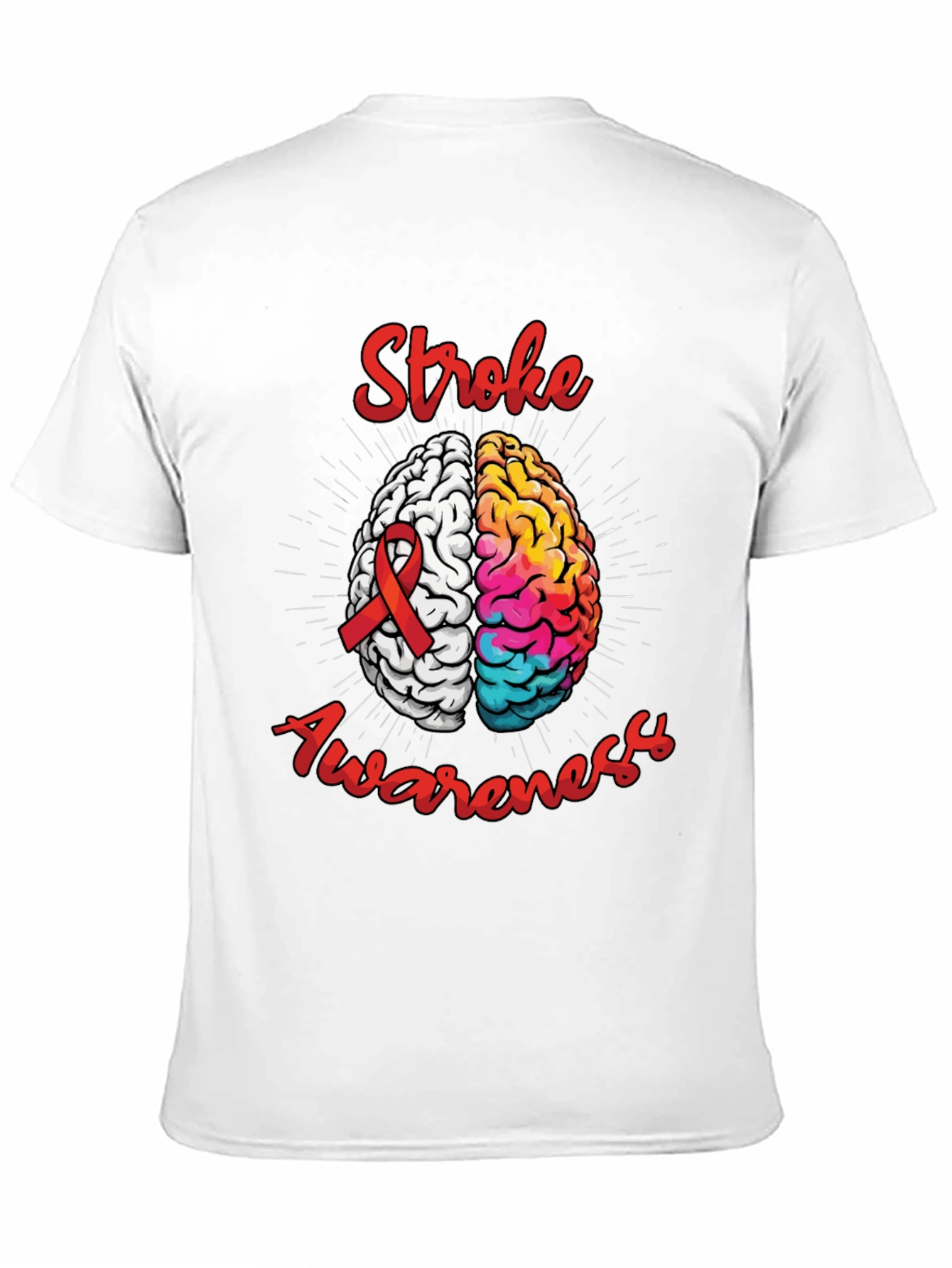 Stroke Awareness Brain T-Shirt