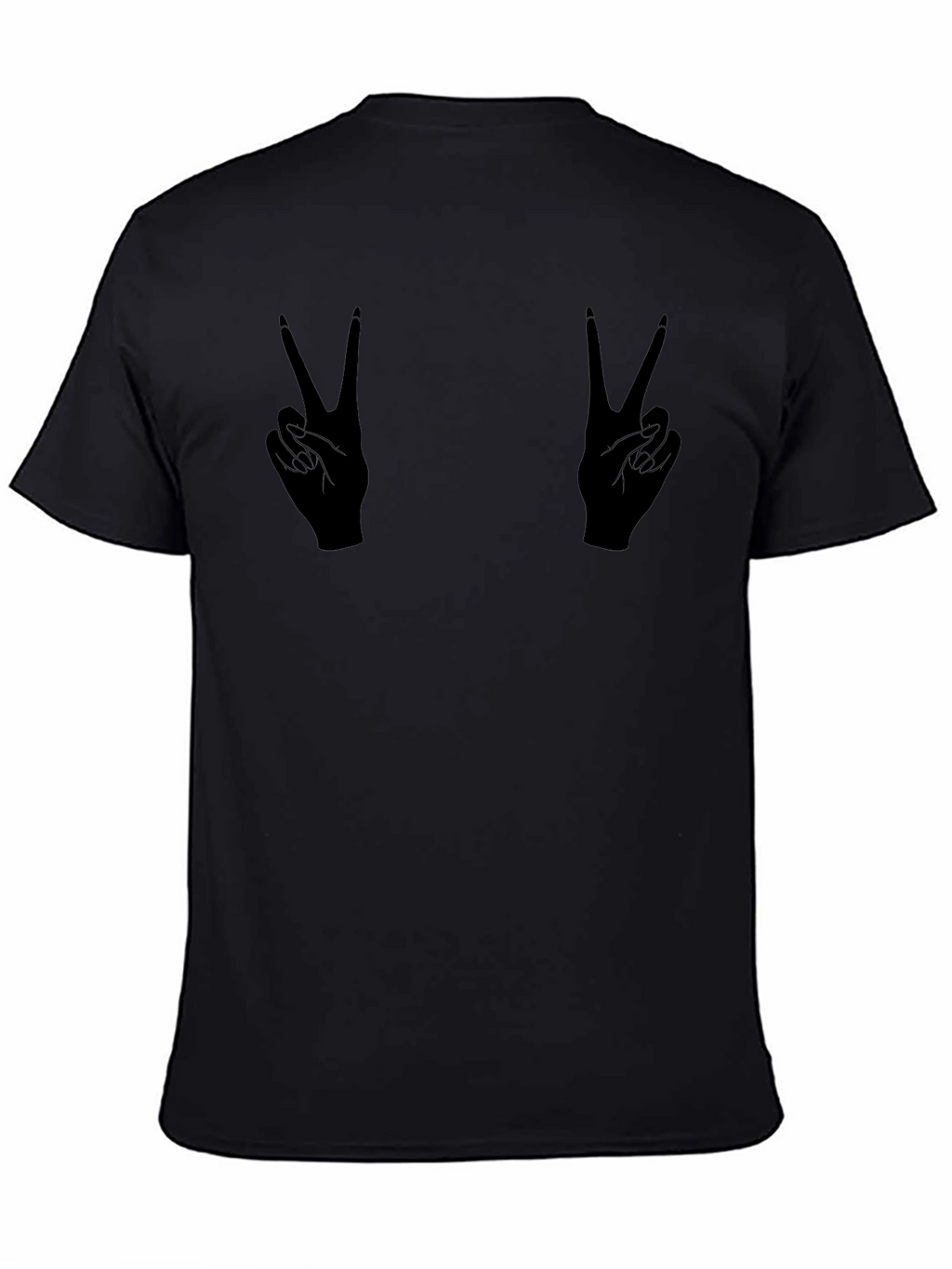 Peace Sign Hands Graphic T-Shirt