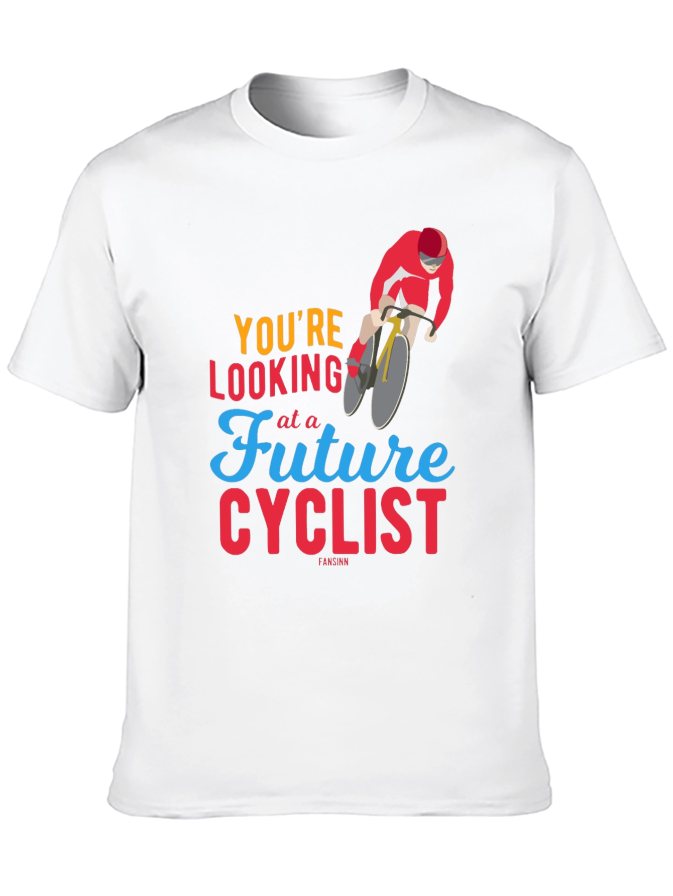 Future Cyclist Graphic Tee - Trendy Sports T-Shirt