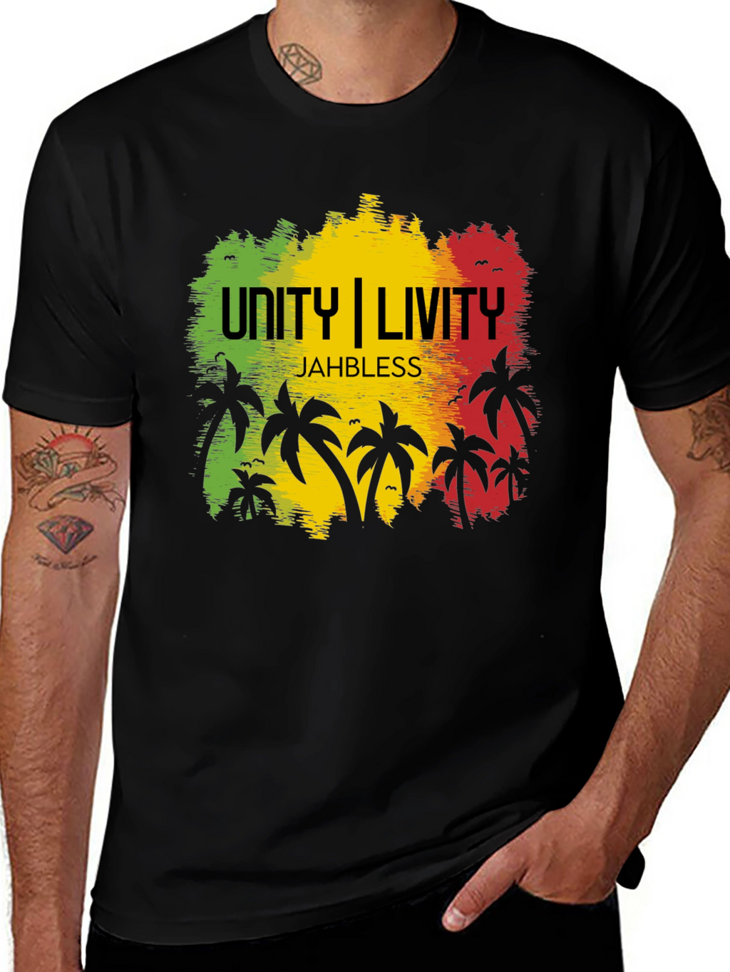 Unity Livity Jahbless Graphic T-Shirt