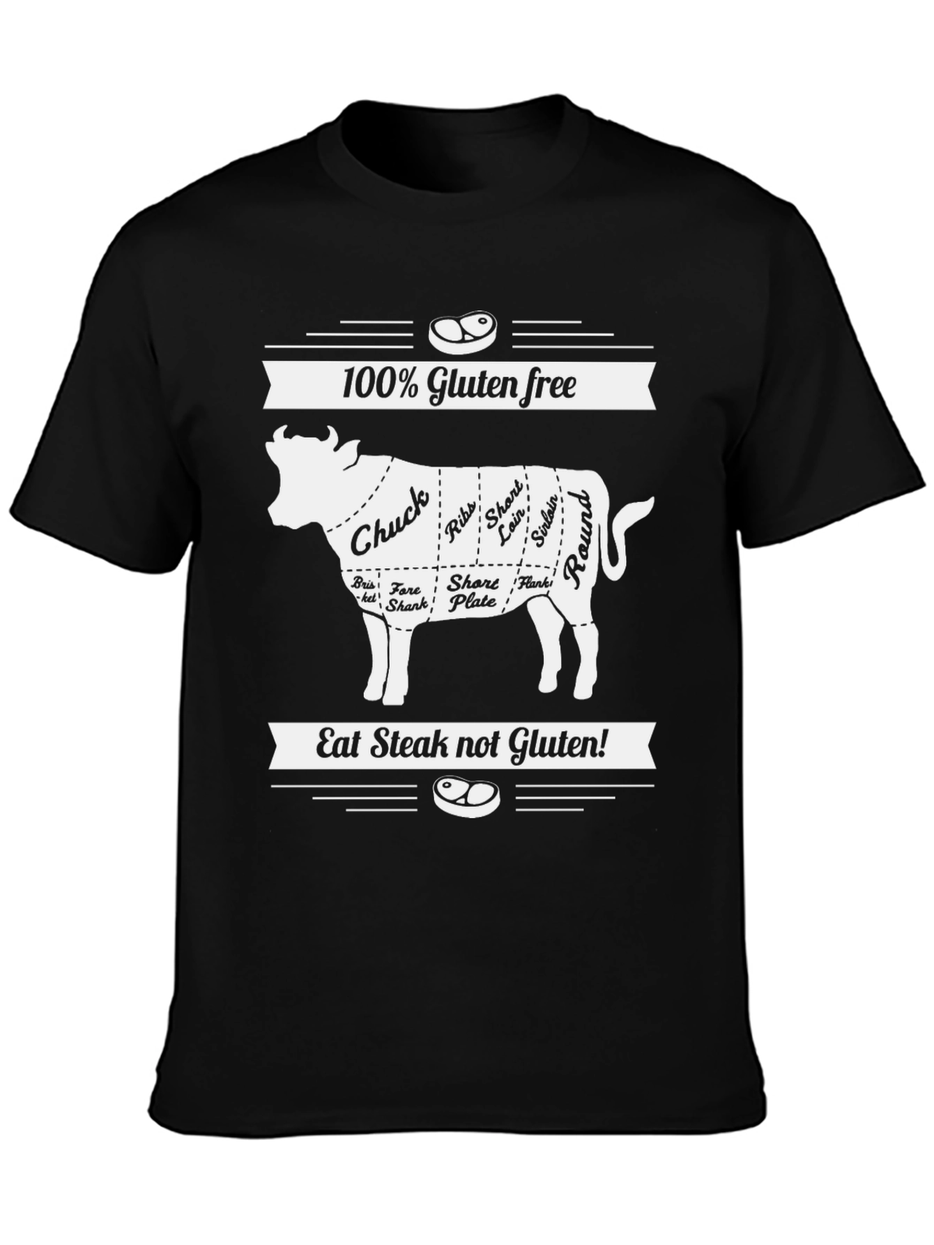 Gluten Free Steak Lover T-Shirt
