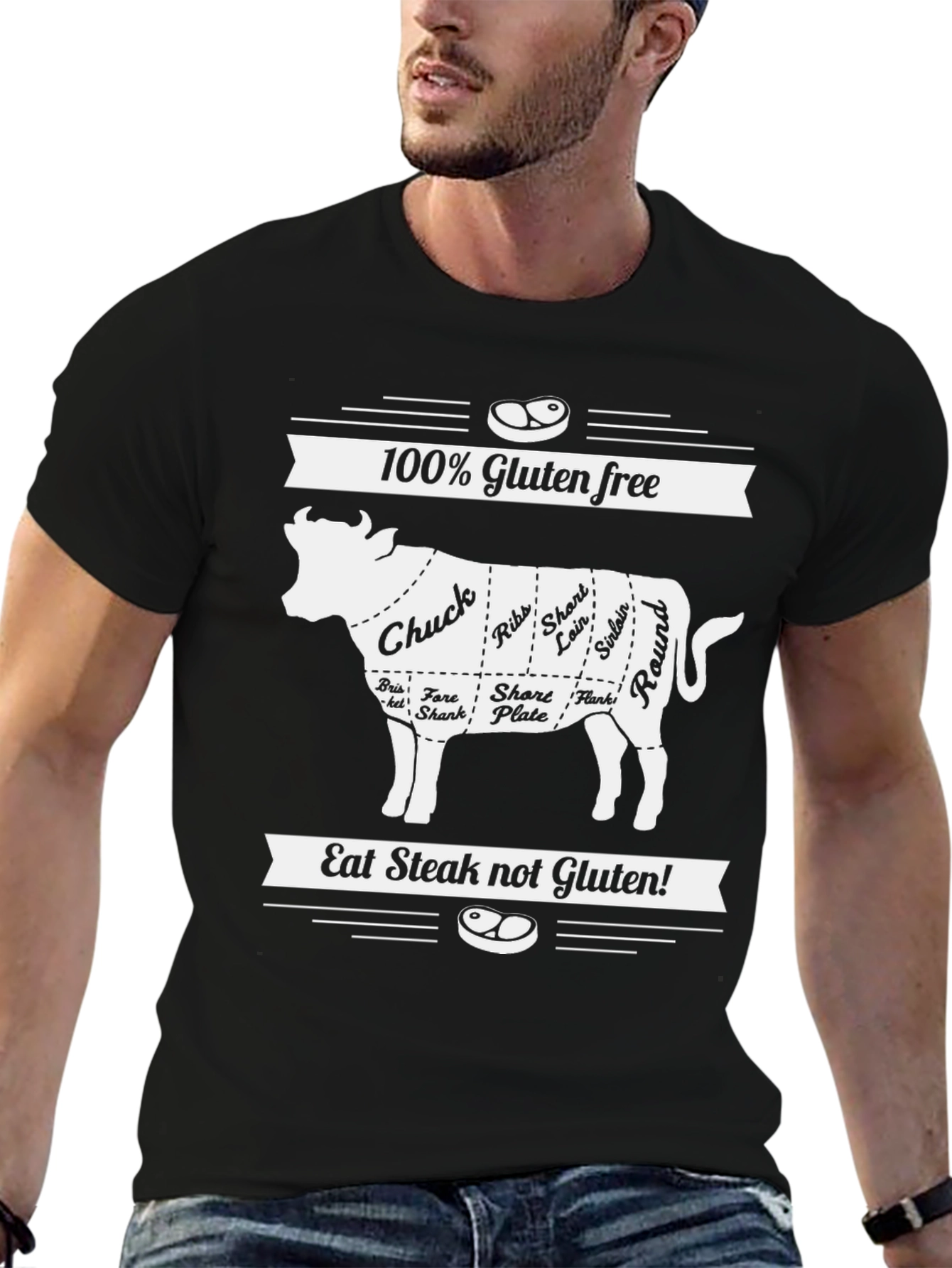 Gluten Free Steak Lover T-Shirt