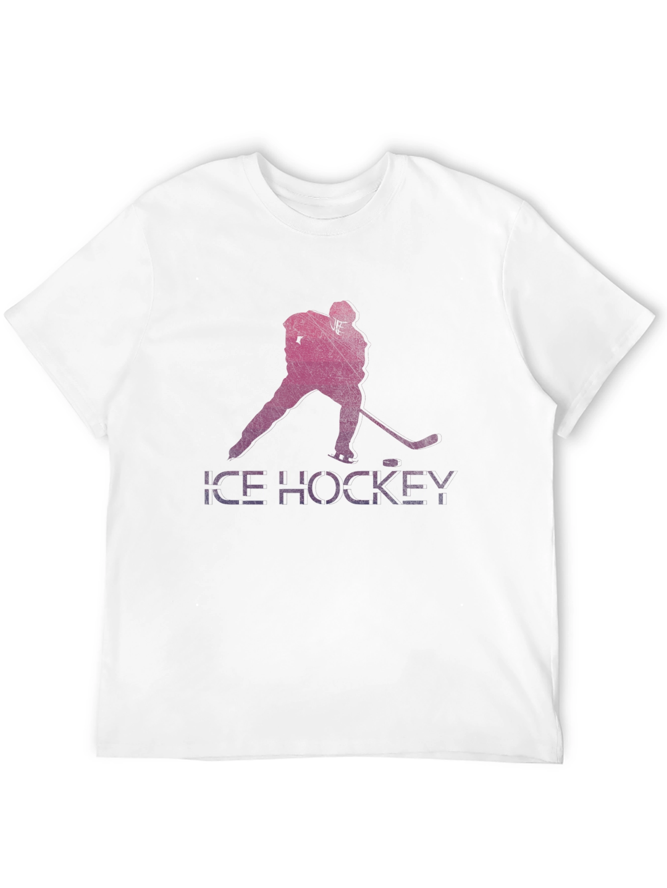 Ice Hockey Graphic T-Shirt - Sporty Style