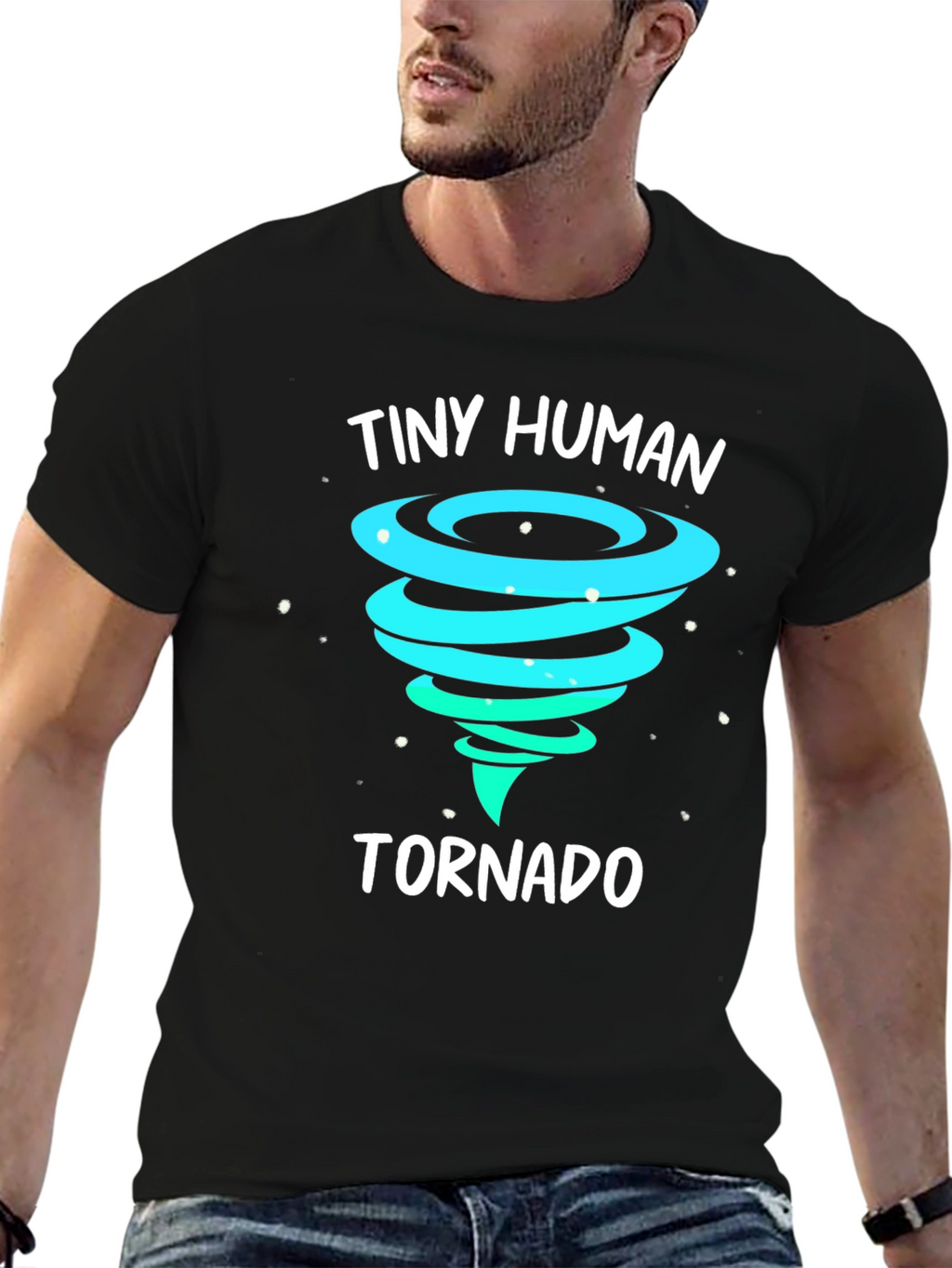 Tiny Human Tornado Graphic Tee