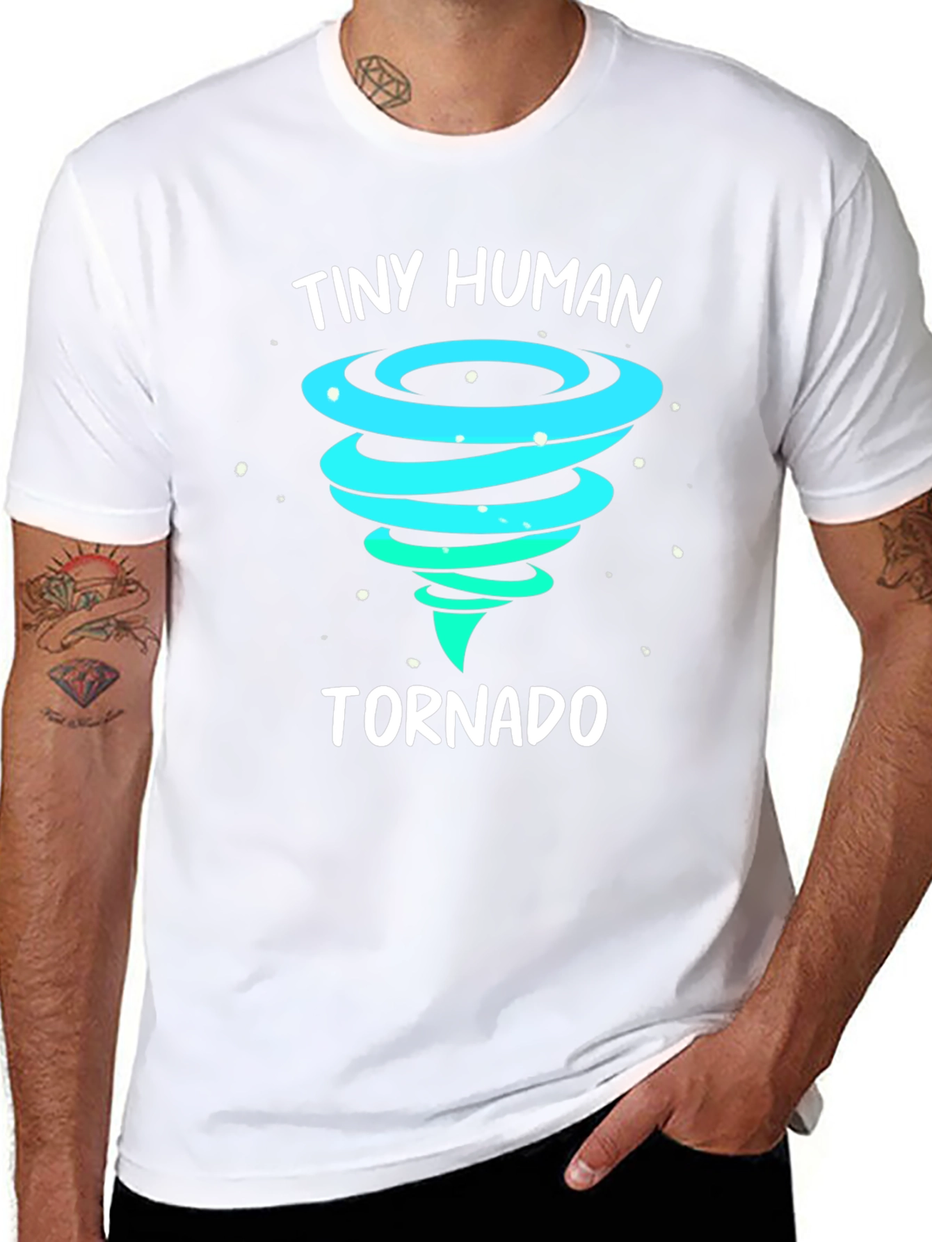 Tiny Human Tornado Graphic Tee