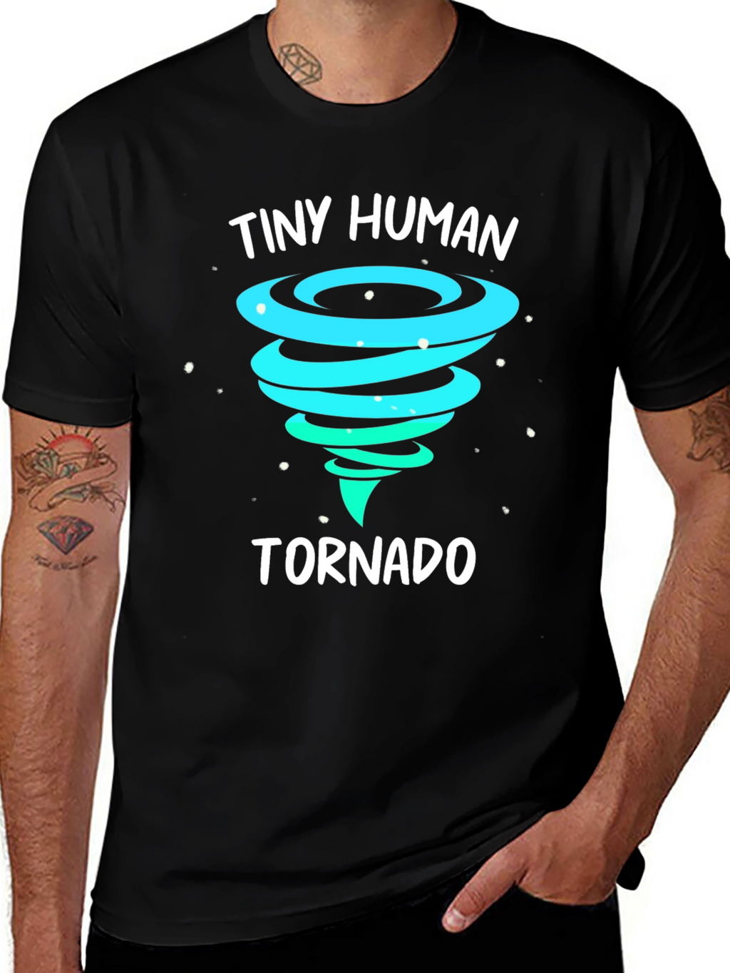 Tiny Human Tornado Graphic Tee