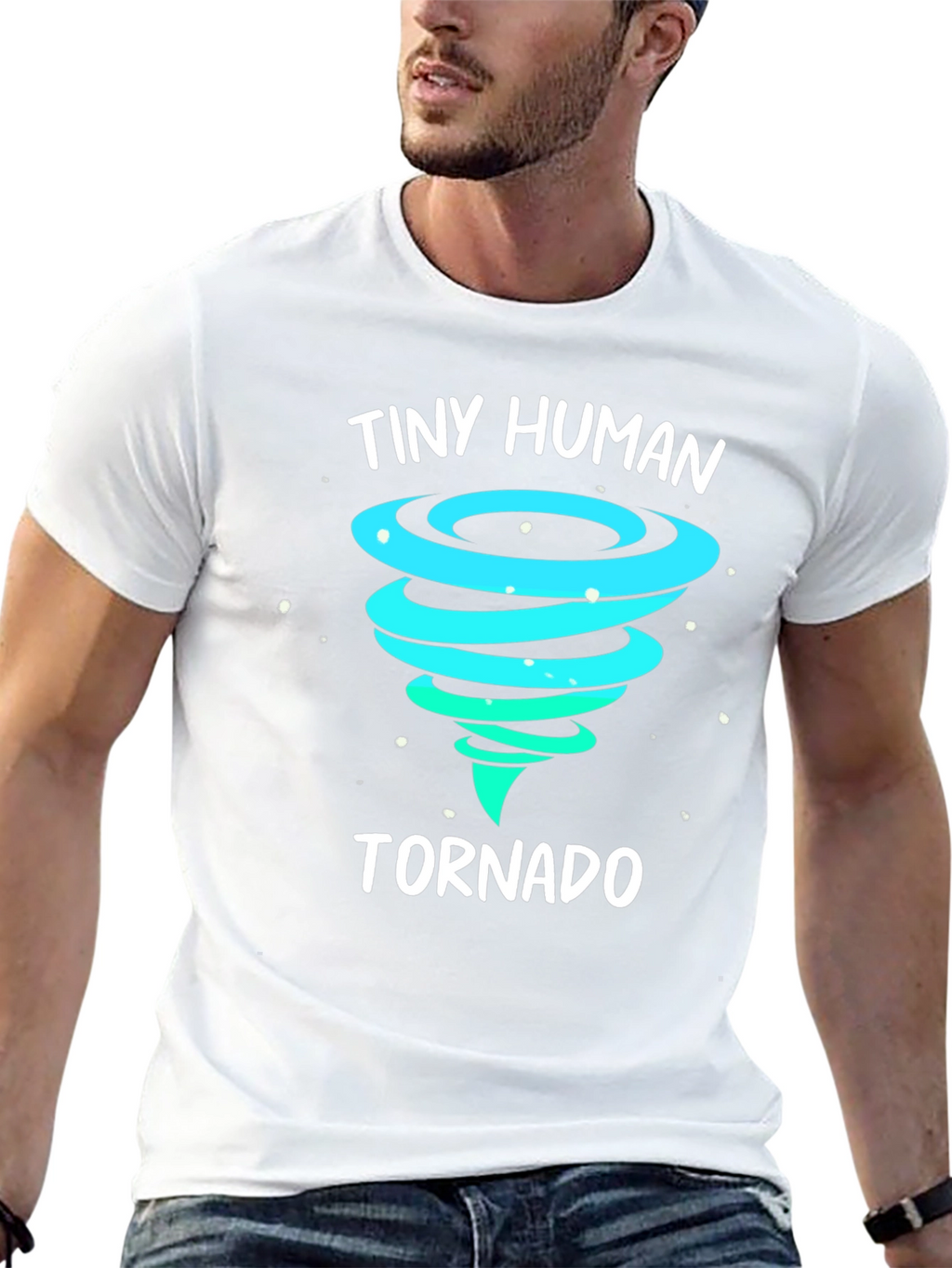 Tiny Human Tornado Graphic Tee