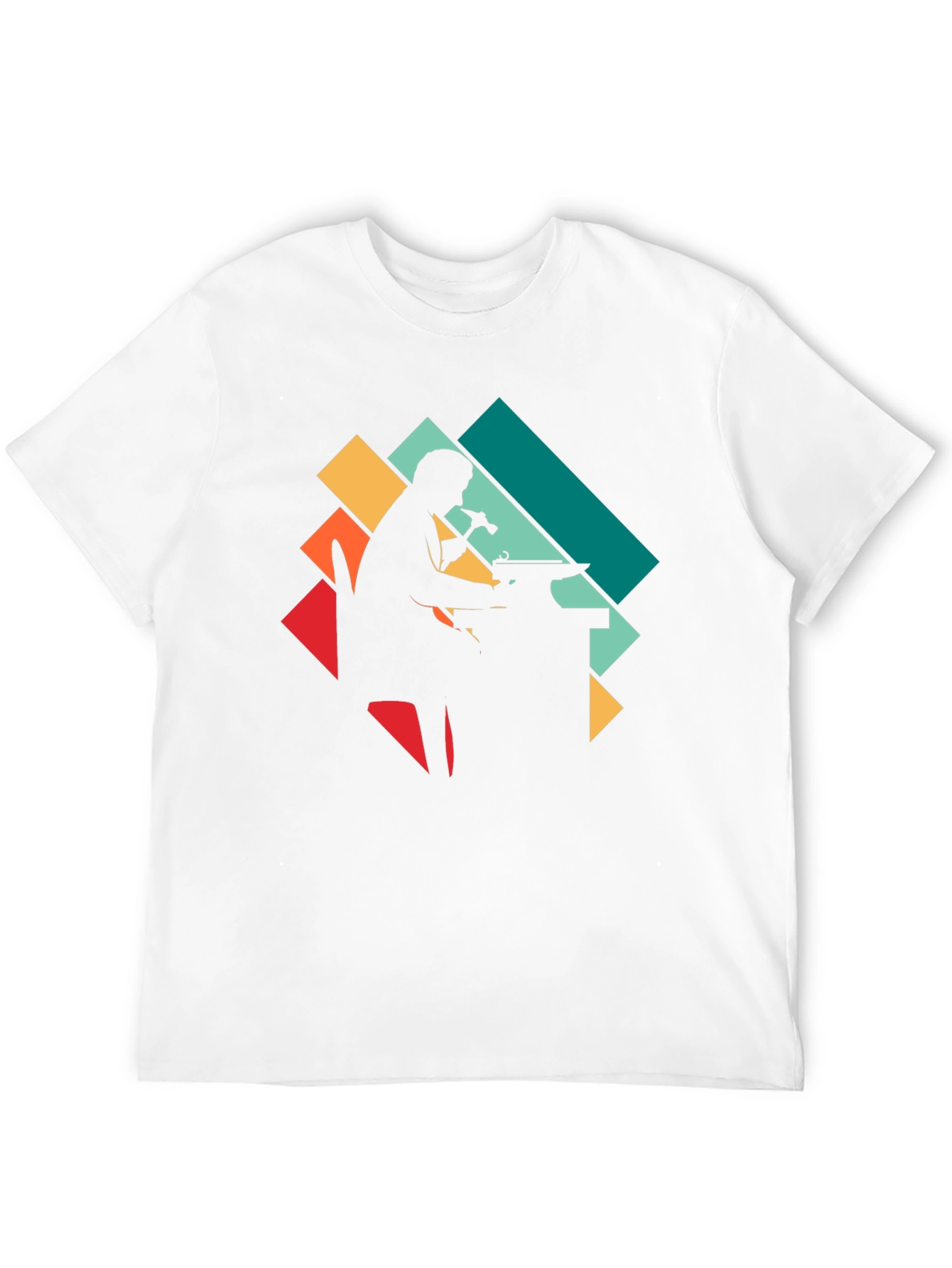 Blacksmith Silhouette Graphic Tee - Retro Style